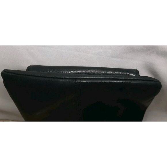 Vintage Fossil Shoulder Bag Black Leather Crossbody Purse Small - Picture 8 of 16